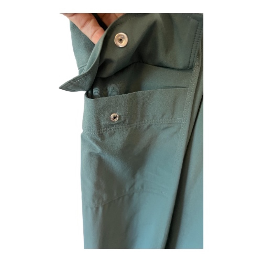 👖 EUC ATHLETA GIRL Sage Green Run Free Cargo Jogger | Size XL/14 (Fits Women’s - Picture 3 of 9